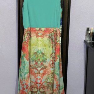 floral maxi dress